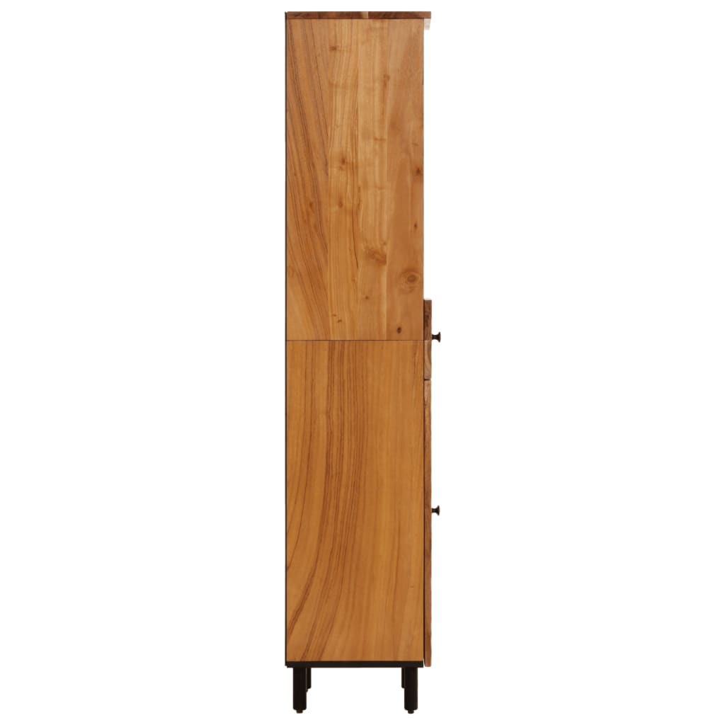 Bathroom Cabinet 38X33X160 Cm Solid Wood Acacia