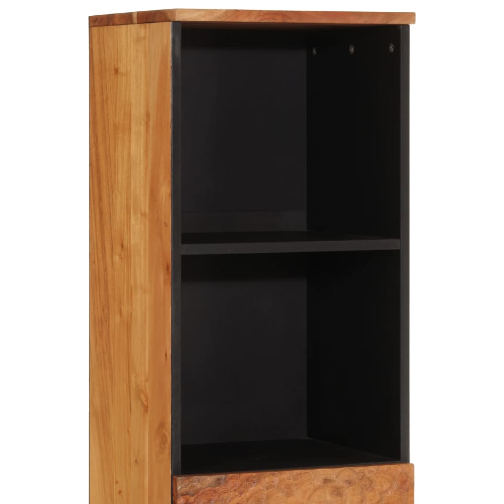 Bathroom Cabinet 38X33X160 Cm Solid Wood Acacia