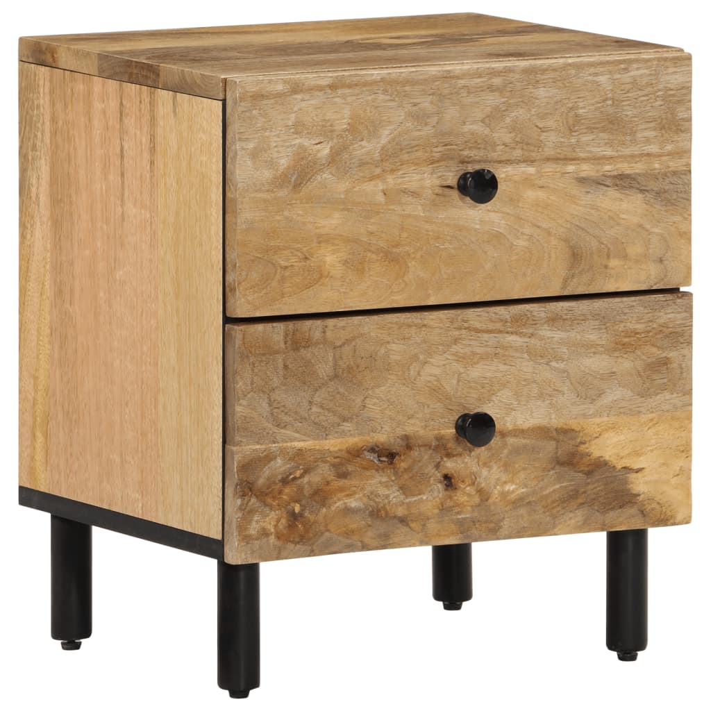 Bedside Cabinets 2 Pcs 40X33X46 Cm Solid Wood Acacia