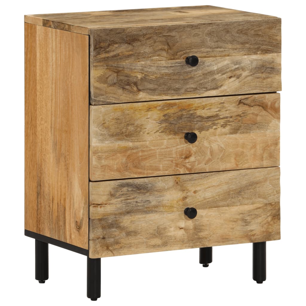 Bedside Cabinet 50X33X60 Cm Solid Wood Acacia