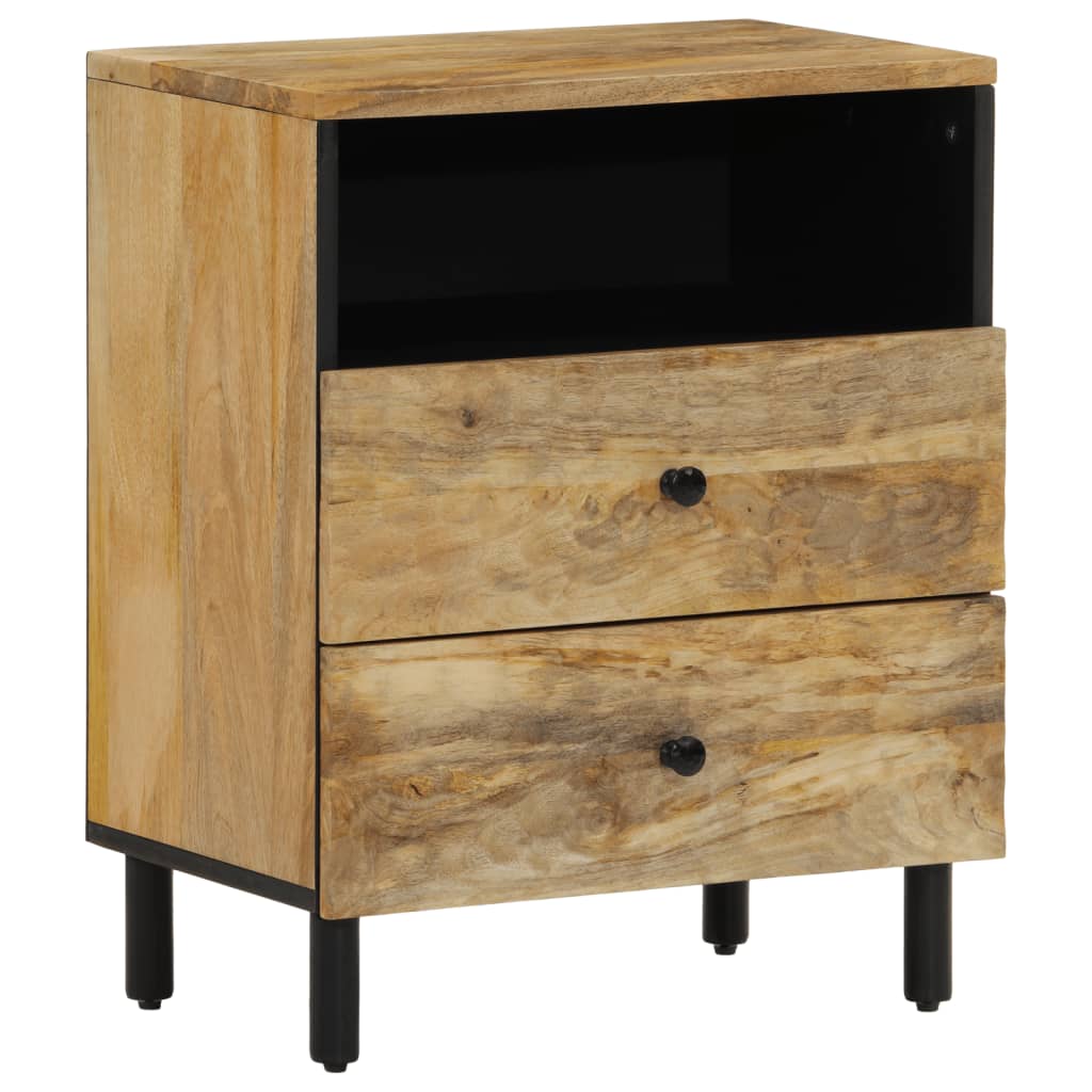 Bedside Cabinet 50X33X60 Cm Solid Wood Acacia