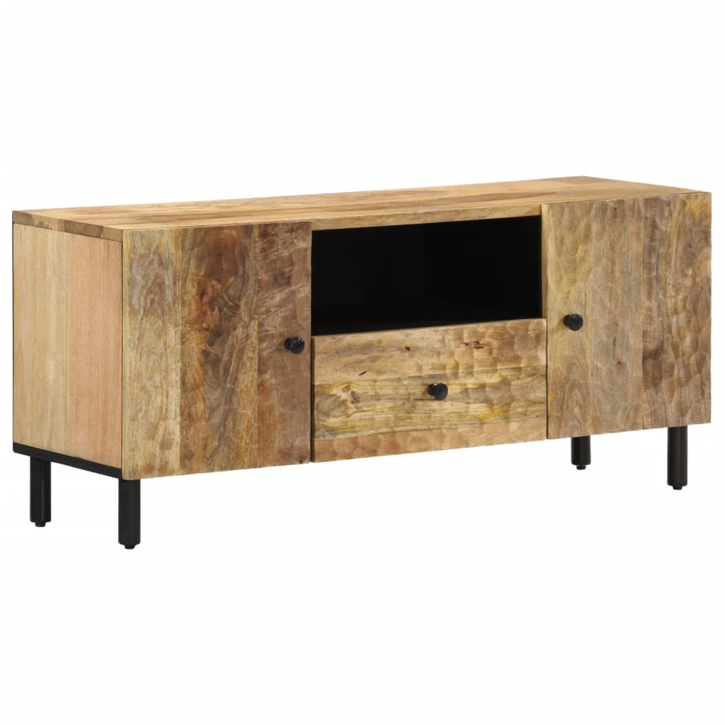 Tv Cabinet 105X33X46 Cm Solid Wood Acacia