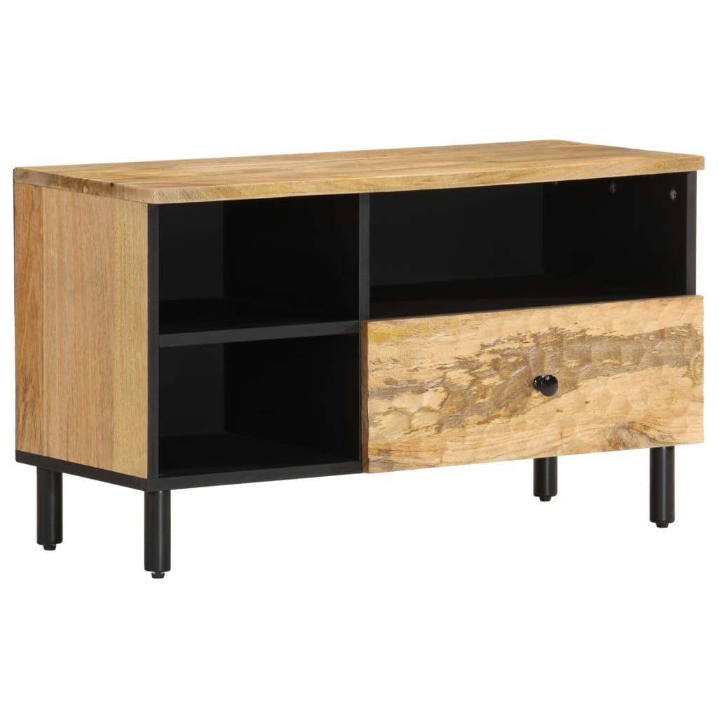 Tv Cabinet 80X33X46 Cm Solid Wood Acacia