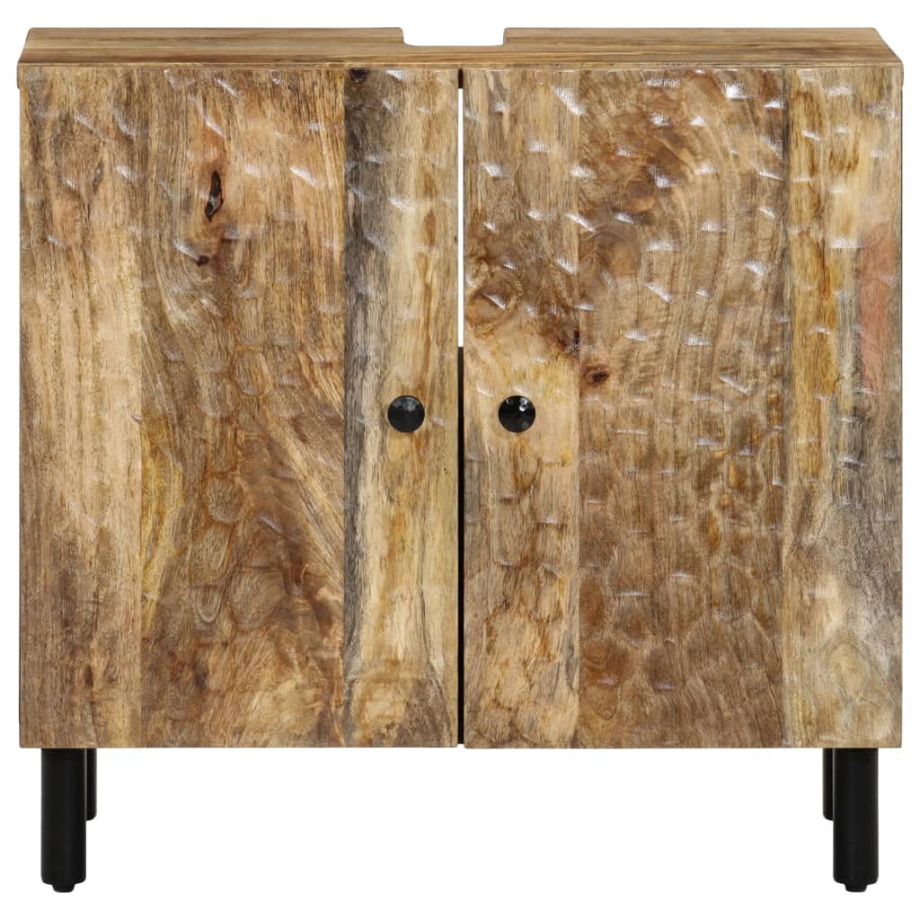 Bathroom Sink Cabinet 62X33X58 Cm Solid Wood Mango