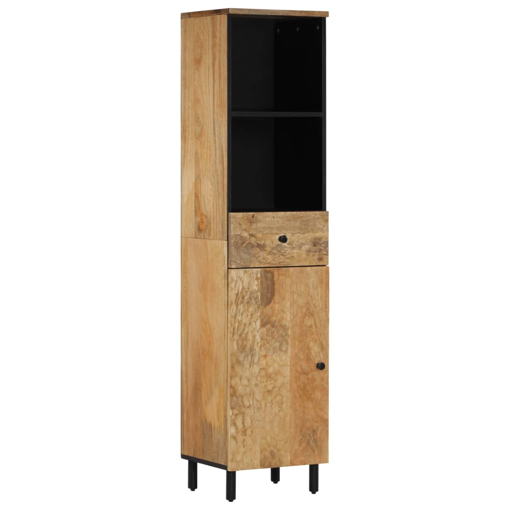 Bathroom Cabinet 38X33X160 Cm Solid Wood Acacia
