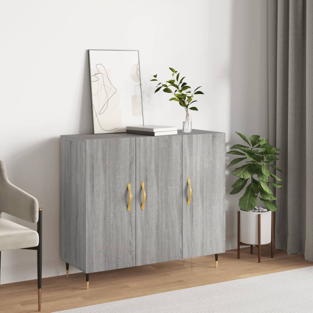 Sideboard 90X34X80 Cm Engineered Wood