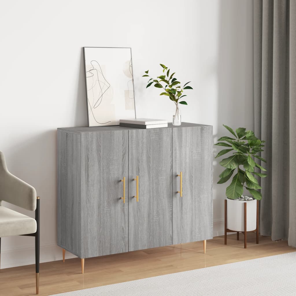 Sideboard 90X34X80 Cm Engineered Wood