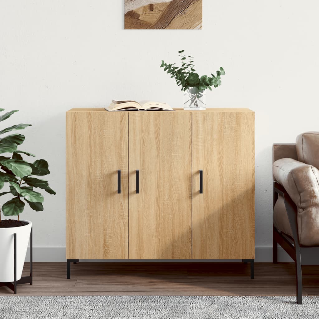 Sideboard 90X34X80 Cm Engineered Wood