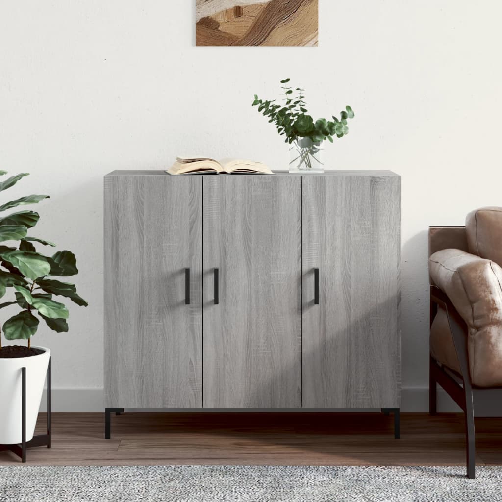 Sideboard 90X34X80 Cm Engineered Wood