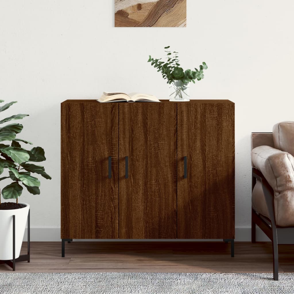 Sideboard 90X34X80 Cm Engineered Wood