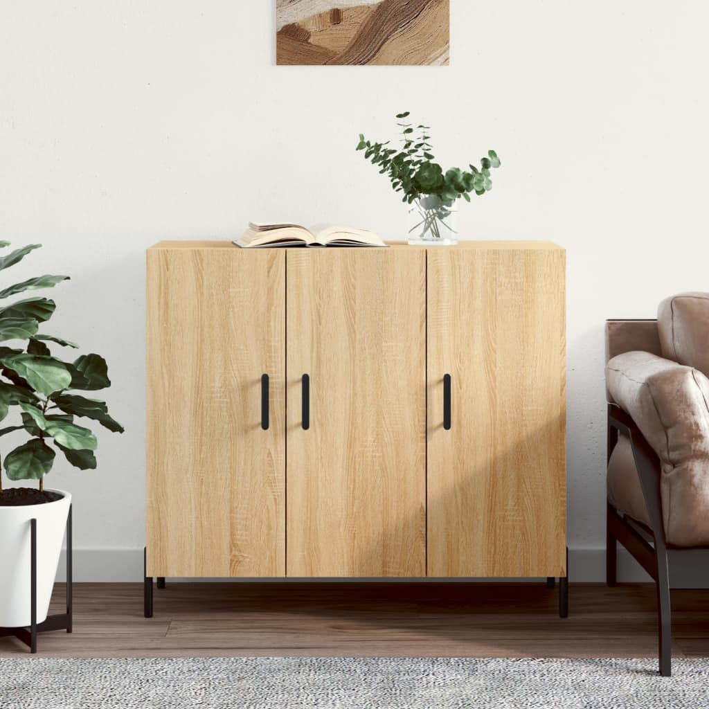 Sideboard 90X34X80 Cm Engineered Wood