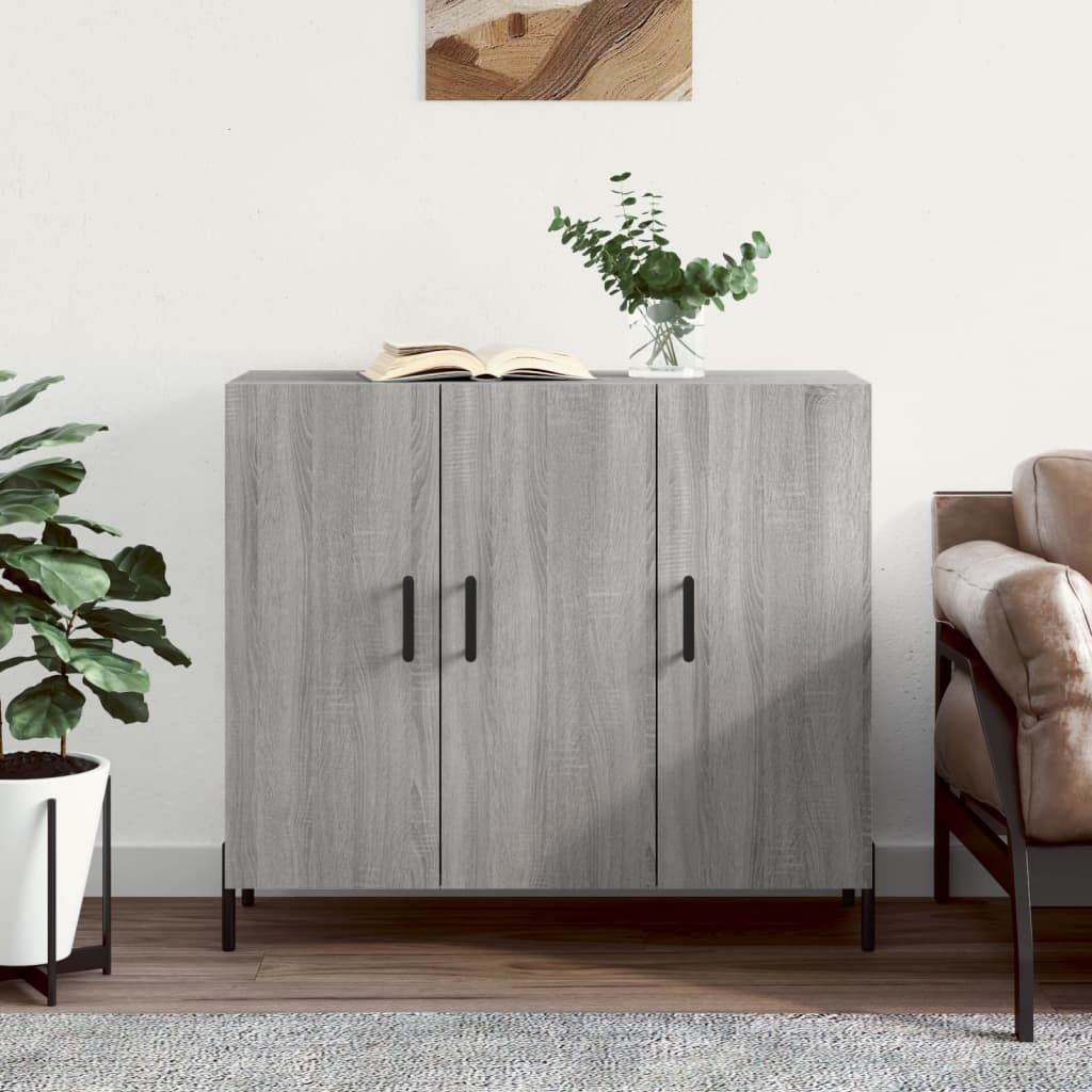 Sideboard 90X34X80 Cm Engineered Wood