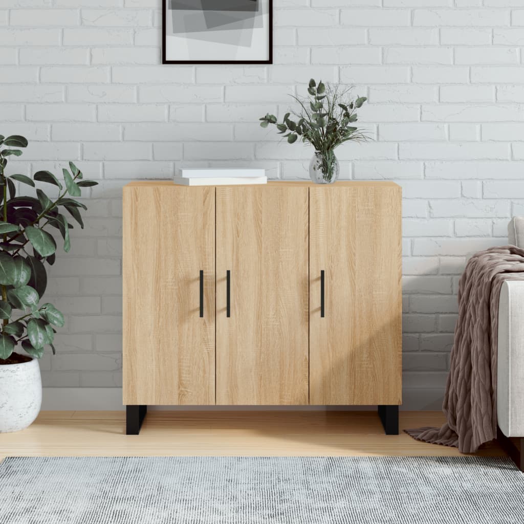 Sideboard 90X34X80 Cm Engineered Wood