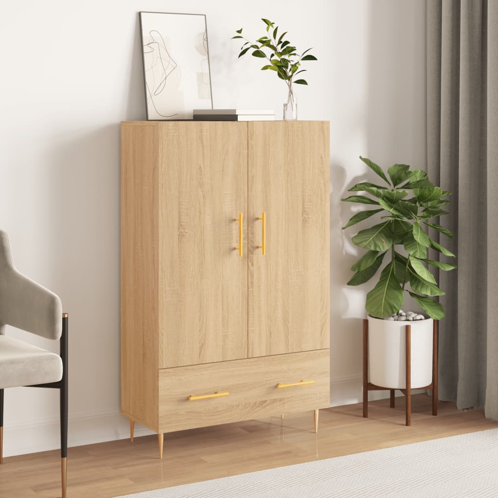 Highboard 69.5X31X115 Cm Engineered Wood