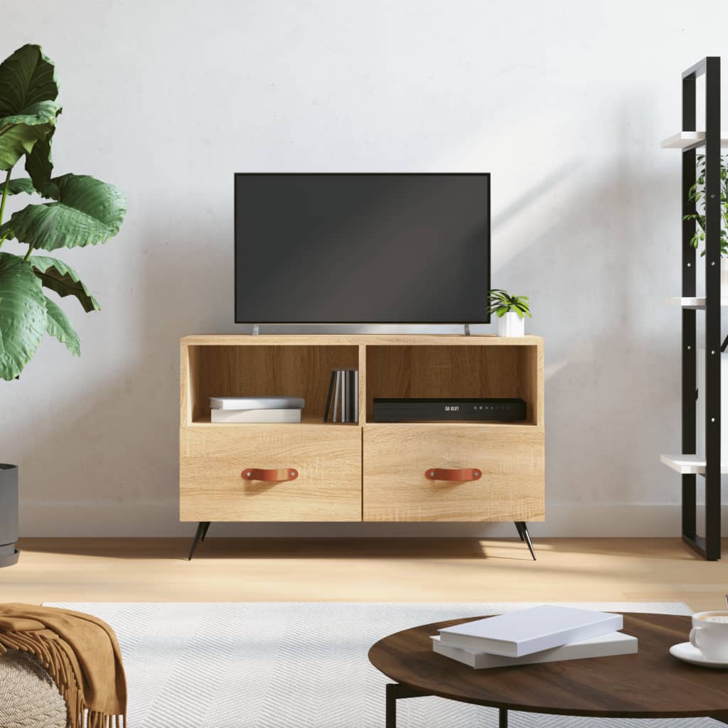 Tv Cabinet 80X36X50 Cm Engineered Wood
