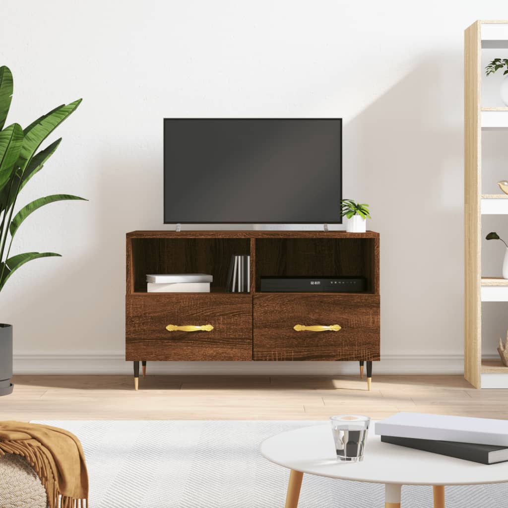 Tv Cabinet 80X36X50 Cm Engineered Wood