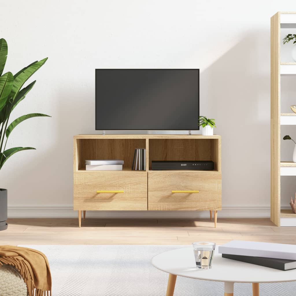 Tv Cabinet 80X36X50 Cm Engineered Wood