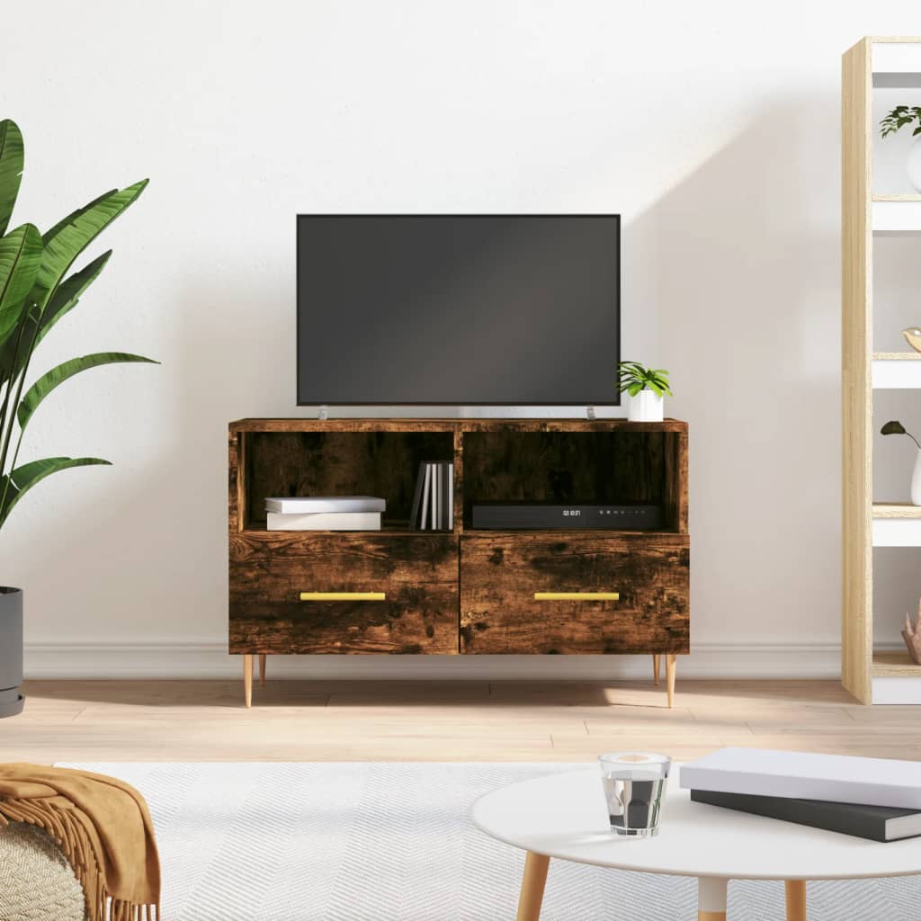 Tv Cabinet 80X36X50 Cm Engineered Wood