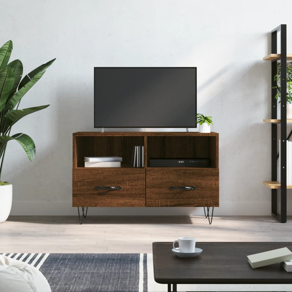 Tv Cabinet 80X36X50 Cm Engineered Wood
