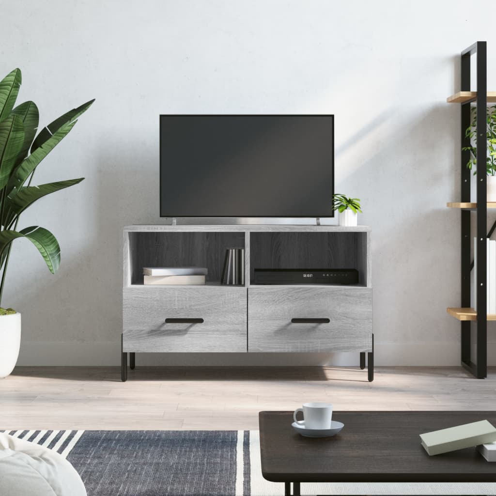 Tv Cabinet 80X36X50 Cm Engineered Wood