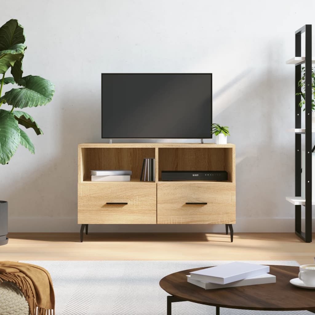 Tv Cabinet 80X36X50 Cm Engineered Wood