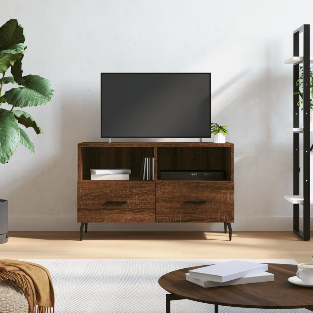 Tv Cabinet 80X36X50 Cm Engineered Wood