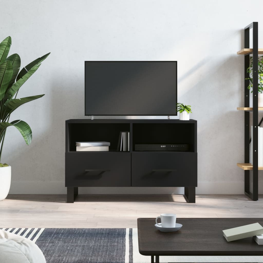 Tv Cabinet 80X36X50 Cm Engineered Wood