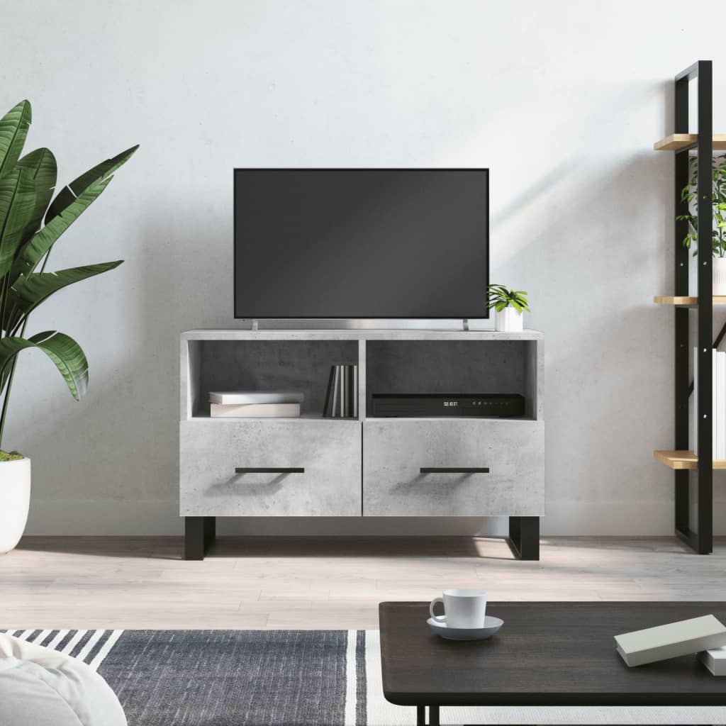 Tv Cabinet 80X36X50 Cm Engineered Wood