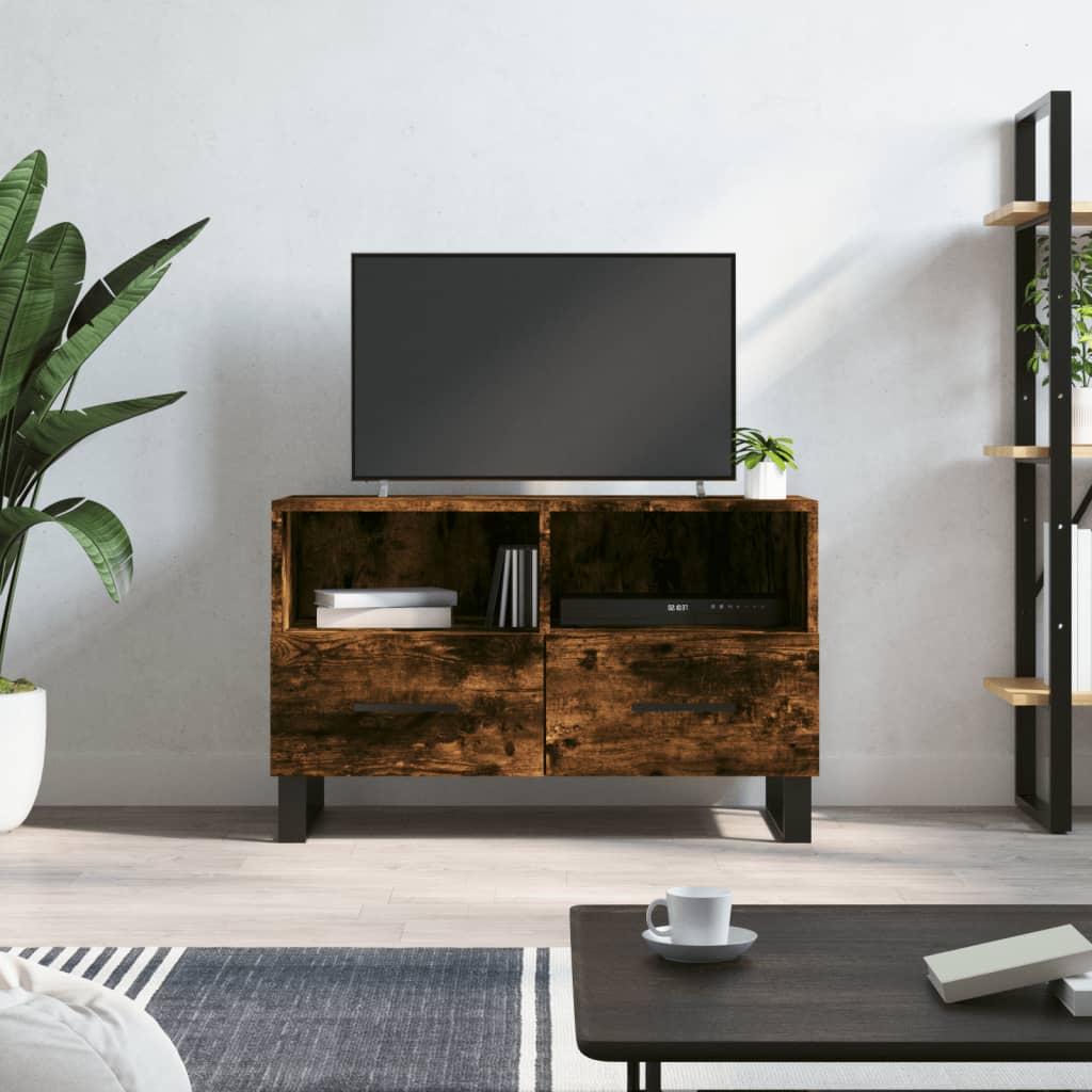 Tv Cabinet 80X36X50 Cm Engineered Wood
