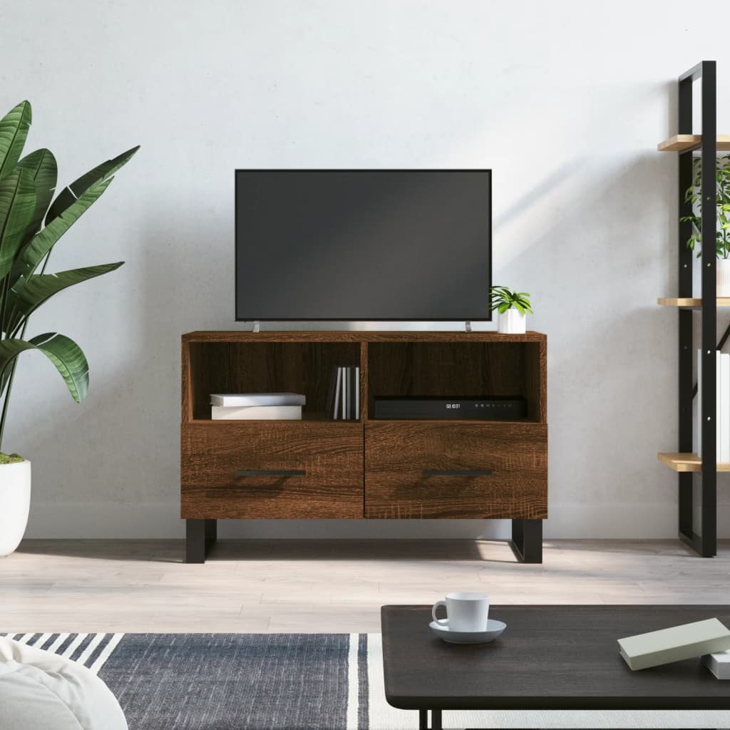 Tv Cabinet 80X36X50 Cm Engineered Wood
