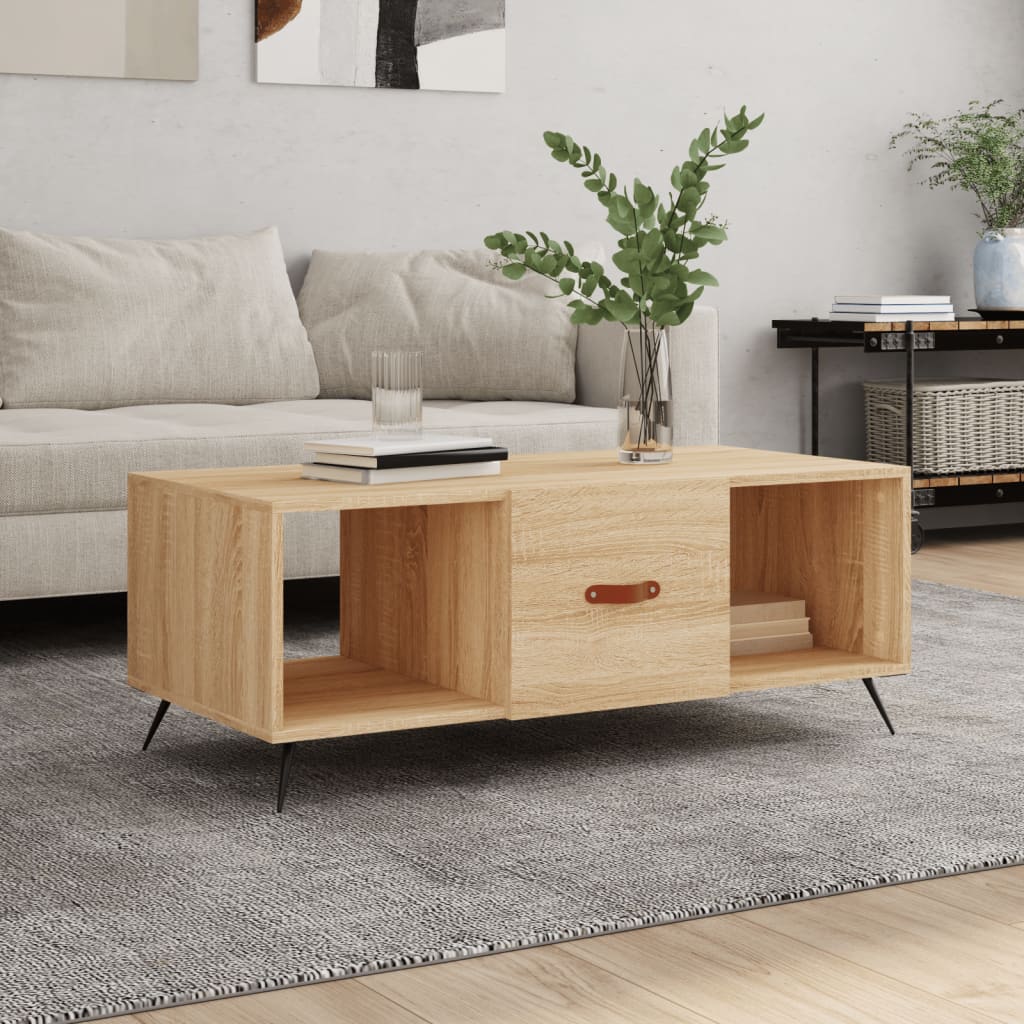 Coffee Table 102X50X40 Cm Engineered Wood