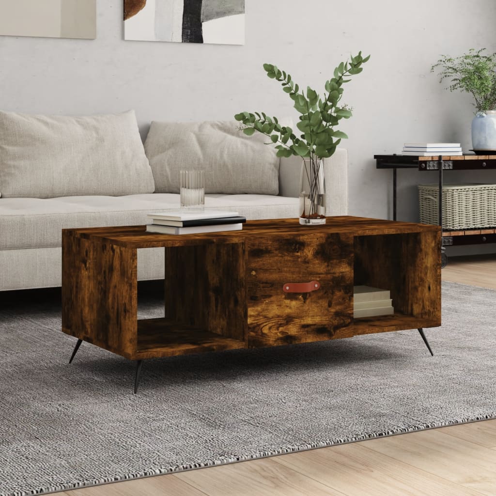 Coffee Table 102X50X40 Cm Engineered Wood