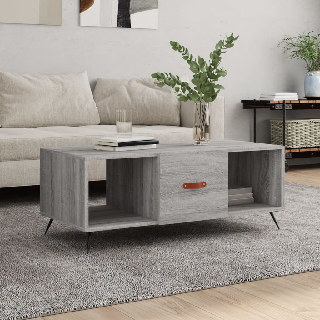 Coffee Table 102X50X40 Cm Engineered Wood