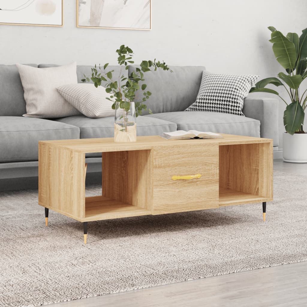 Coffee Table 102X50X40 Cm Engineered Wood