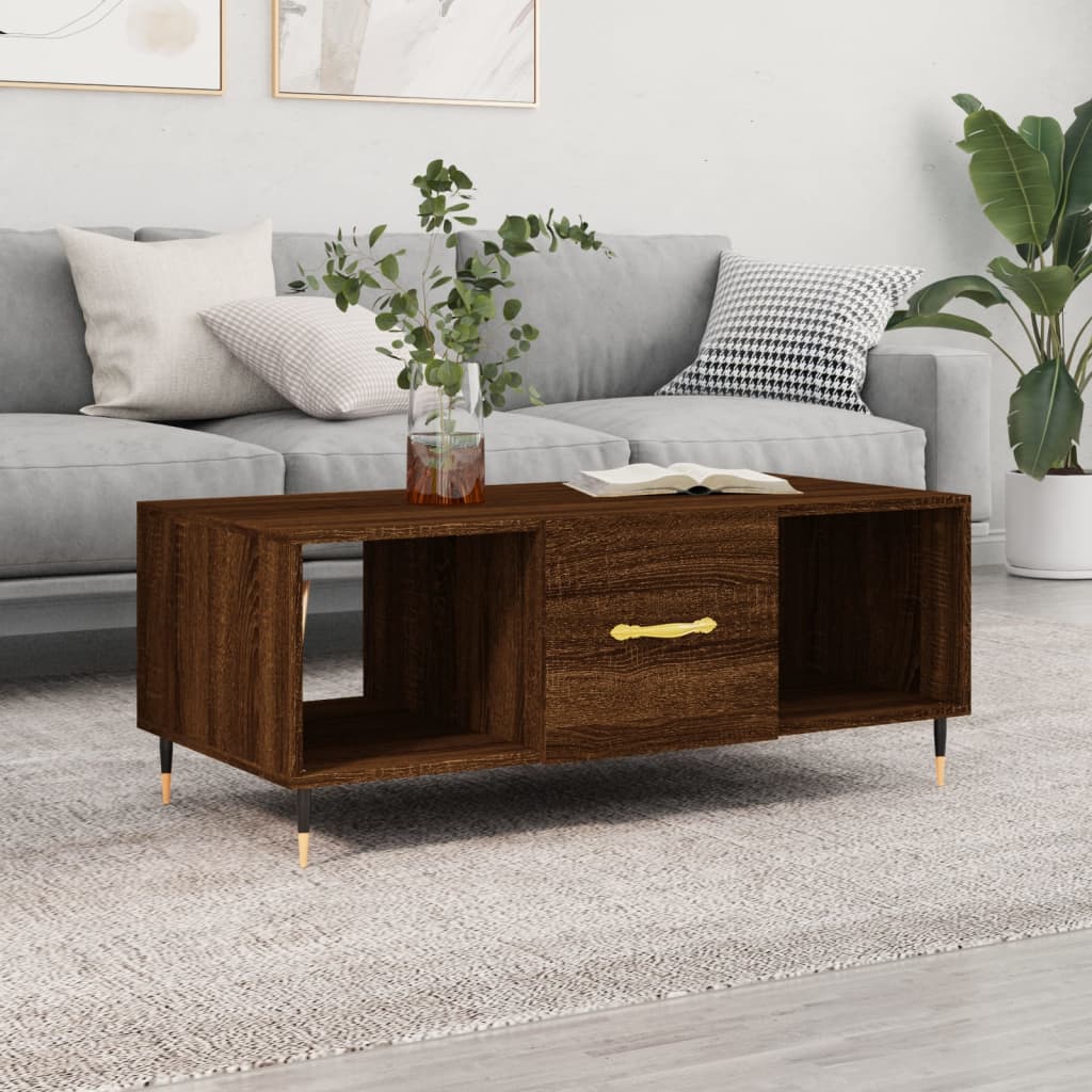 Coffee Table 102X50X40 Cm Engineered Wood