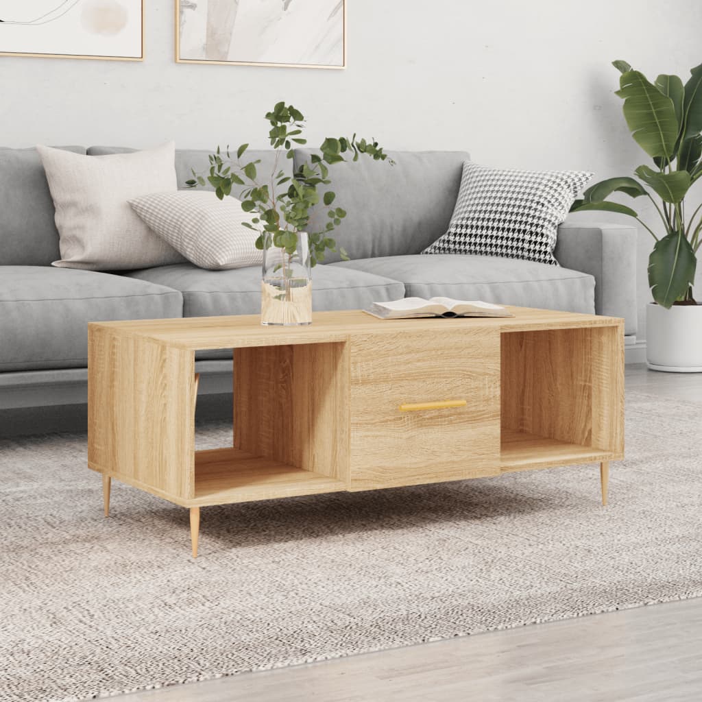 Coffee Table 102X50X40 Cm Engineered Wood