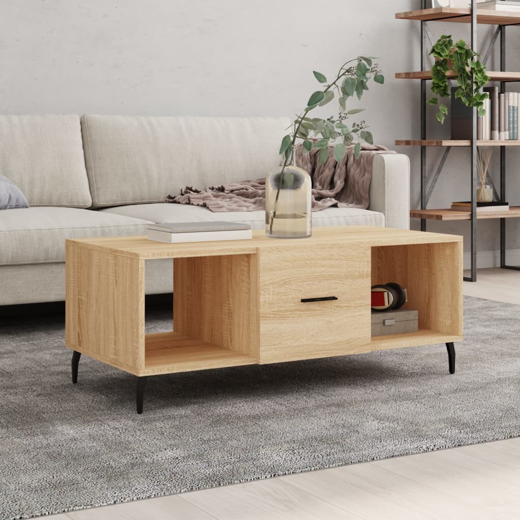 Coffee Table 102X50X40 Cm Engineered Wood