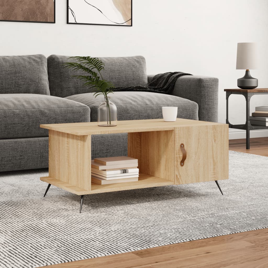 Coffee Table 90X50X40 Cm Engineered Wood