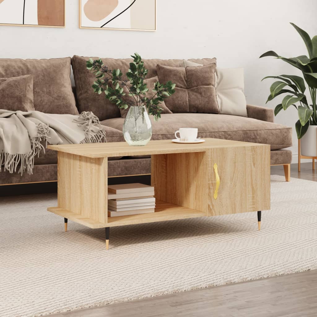 Coffee Table 90X50X40 Cm Engineered Wood