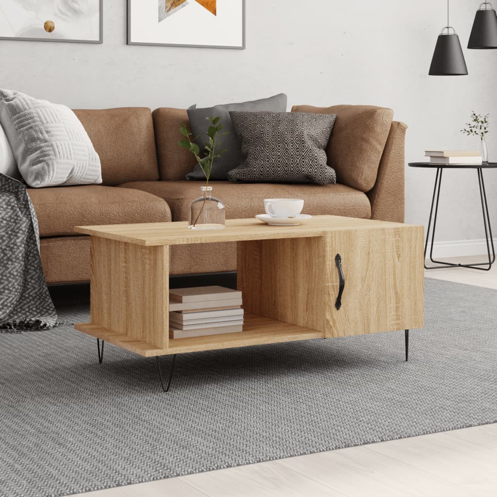 Coffee Table 90X50X40 Cm Engineered Wood