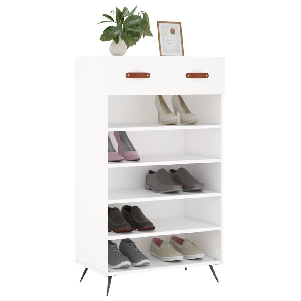 Shoe Cabinet 60X35X105 Cm Engineered Wood