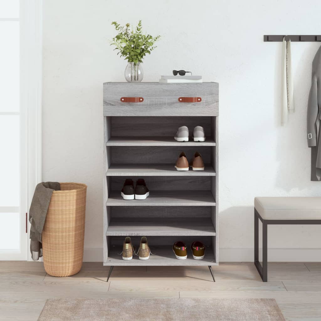 Shoe Cabinet 60X35X105 Cm Engineered Wood