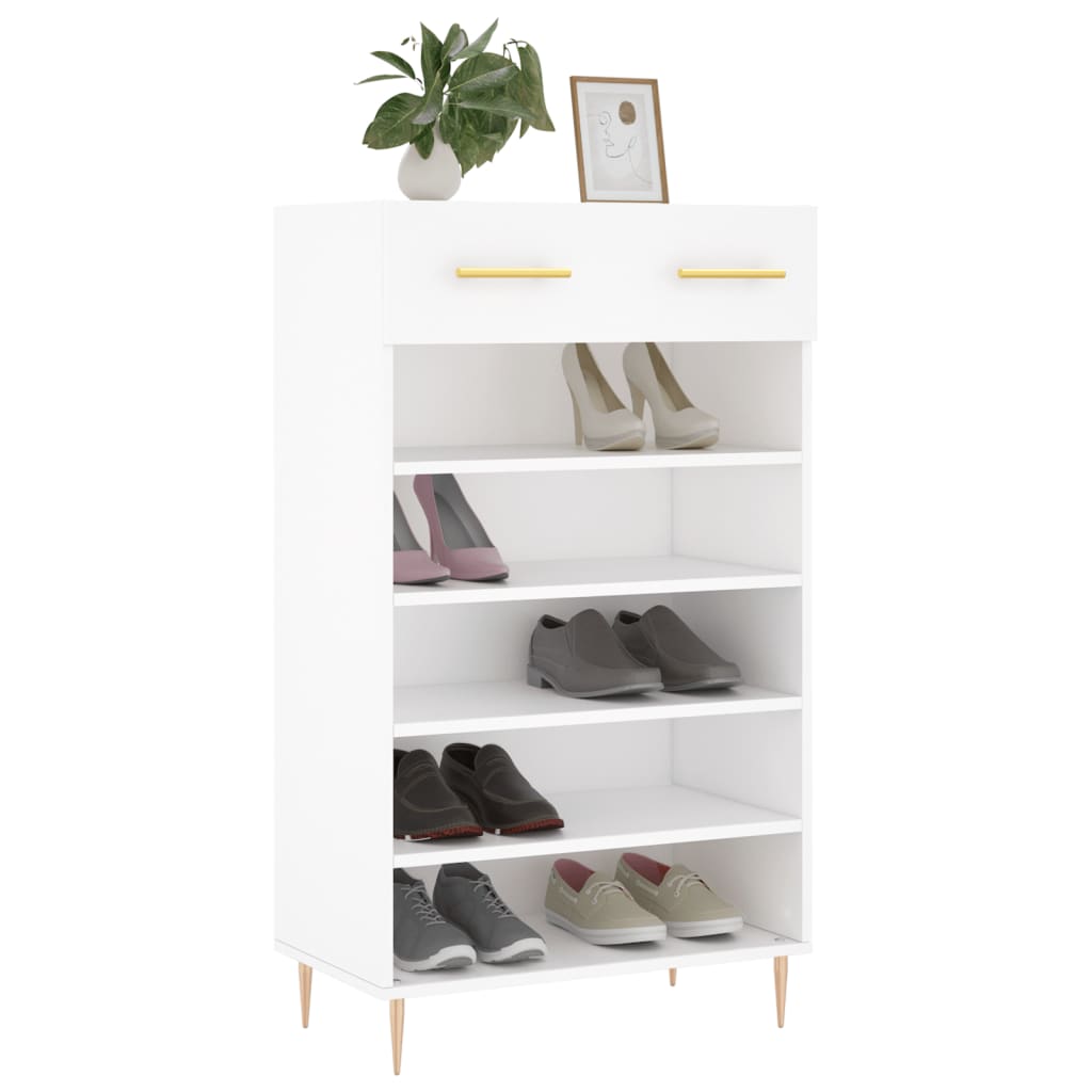 Shoe Cabinet 60X35X105 Cm Engineered Wood