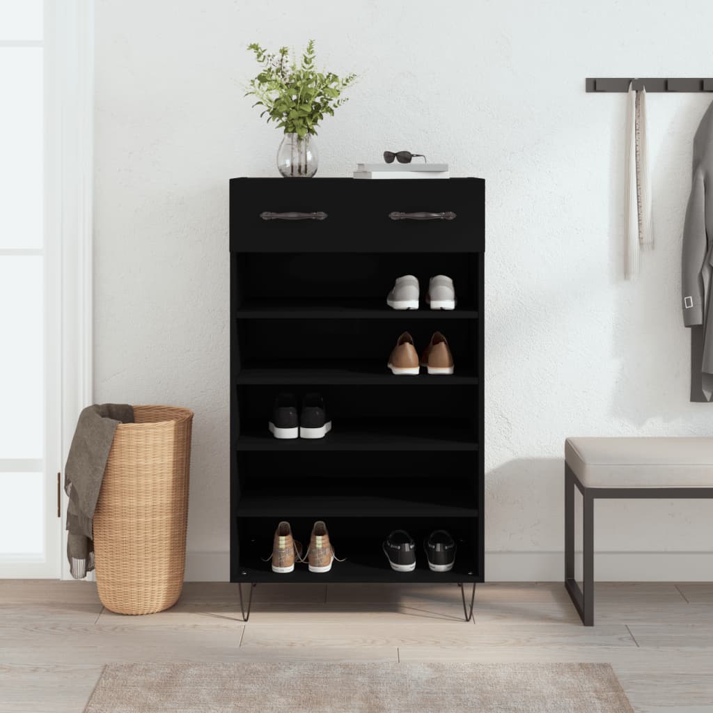 Shoe Cabinet 60X35X105 Cm Engineered Wood