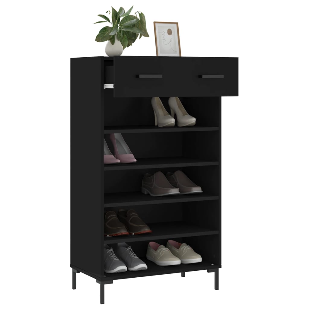 Shoe Cabinet 60X35X105 Cm Engineered Wood