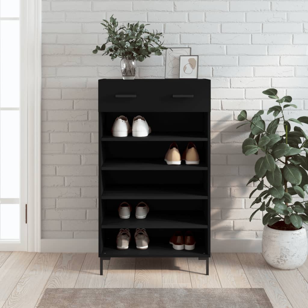 Shoe Cabinet 60X35X105 Cm Engineered Wood