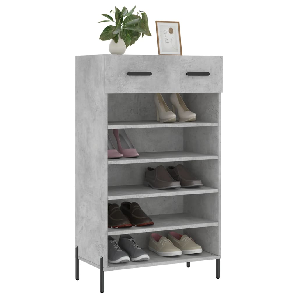 Shoe Cabinet 60X35X105 Cm Engineered Wood