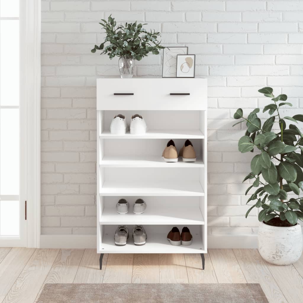 Shoe Cabinet 60X35X105 Cm Engineered Wood