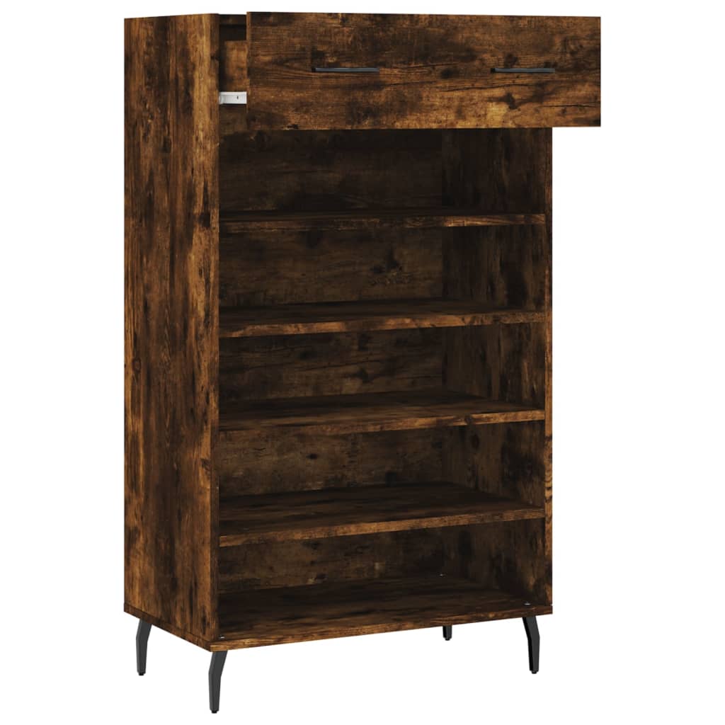 Shoe Cabinet 60X35X105 Cm Engineered Wood