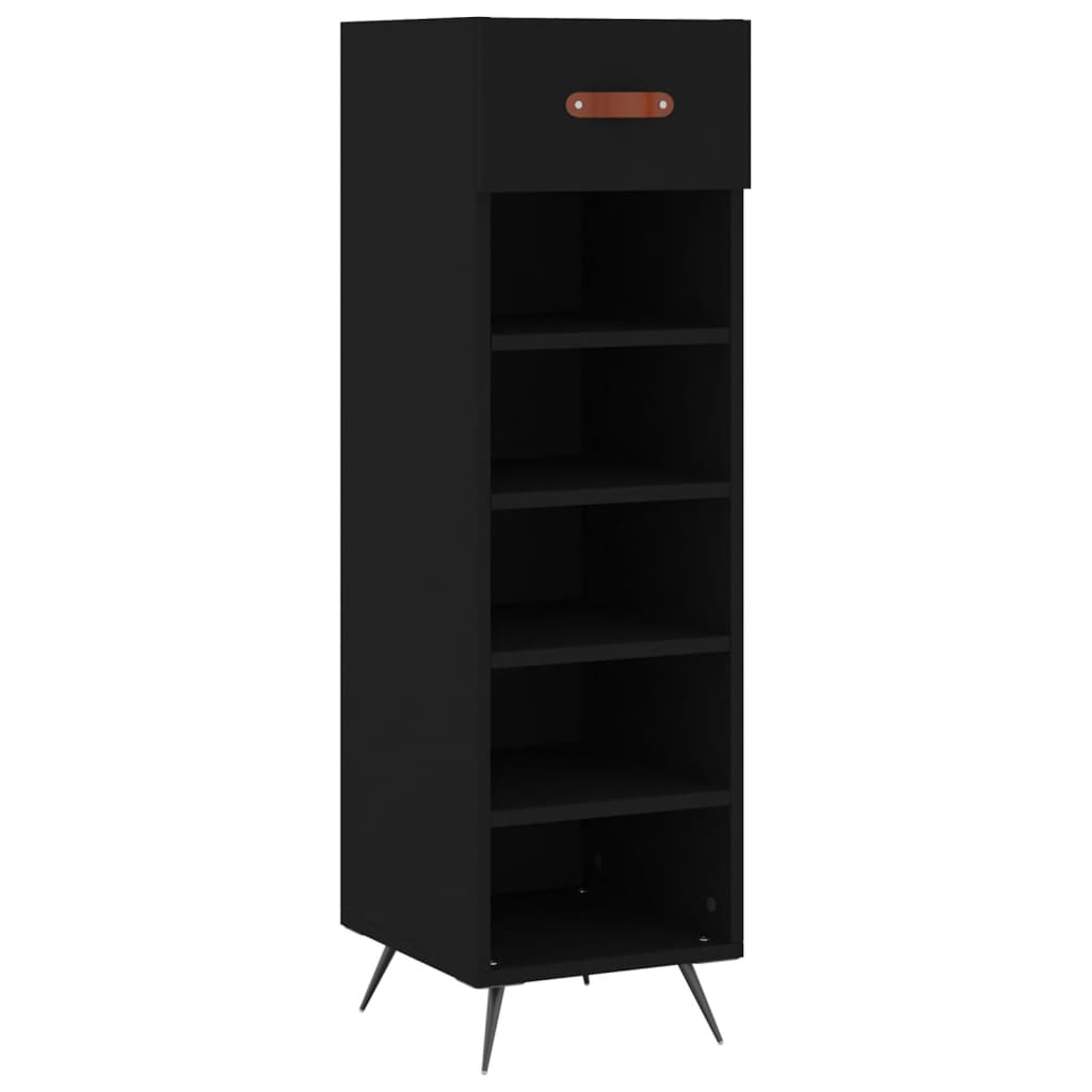 Shoe Cabinet 30X35X105 Cm Engineered Wood